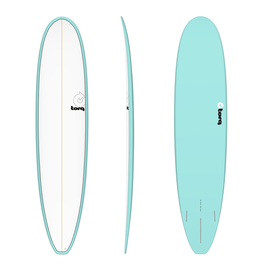 torq TET 8´6 - Longboard - light teal blue + pinline