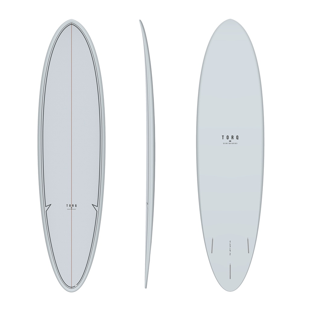 torq TET 7´2 - Funboard - grey + pattern