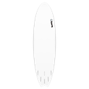 torq TET 7´2 - Fish - White + Pinline 