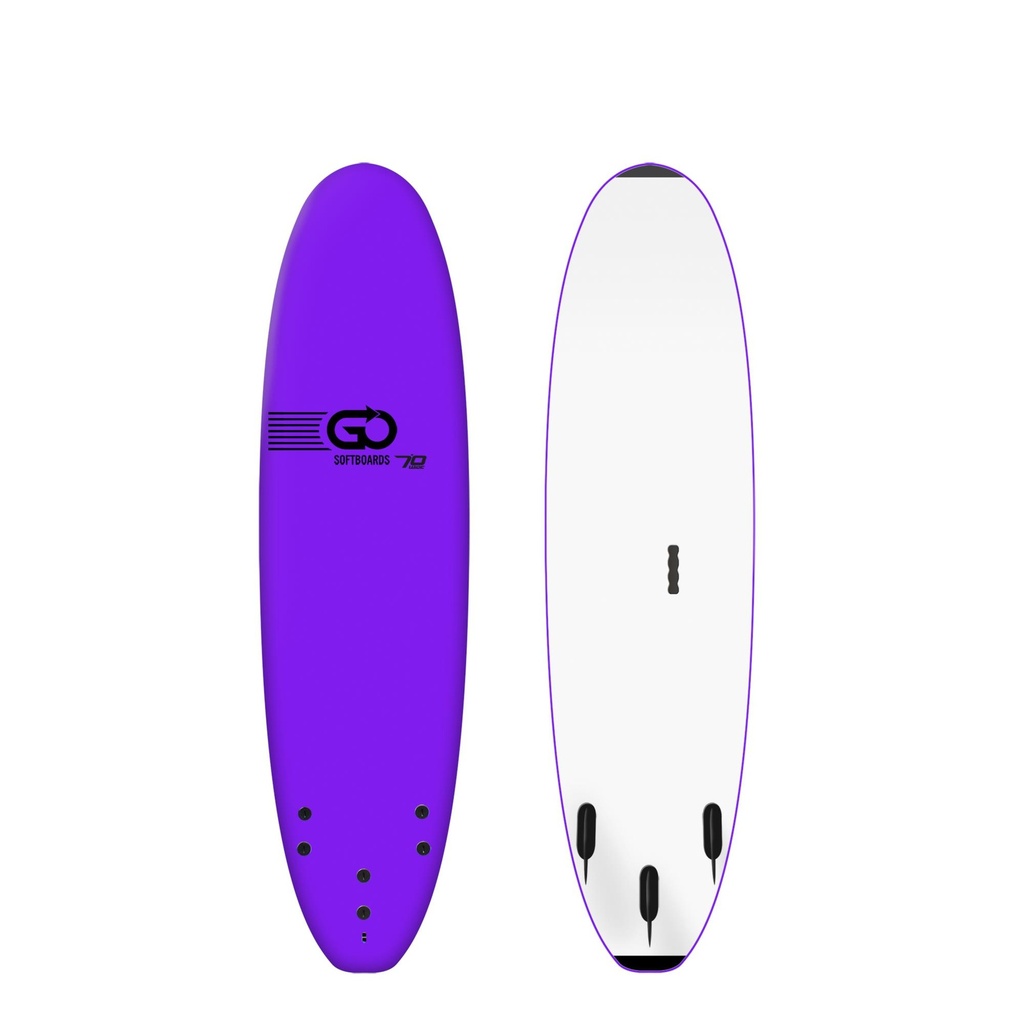 GO Softboards - School Wide Range 7'0 - Purple 