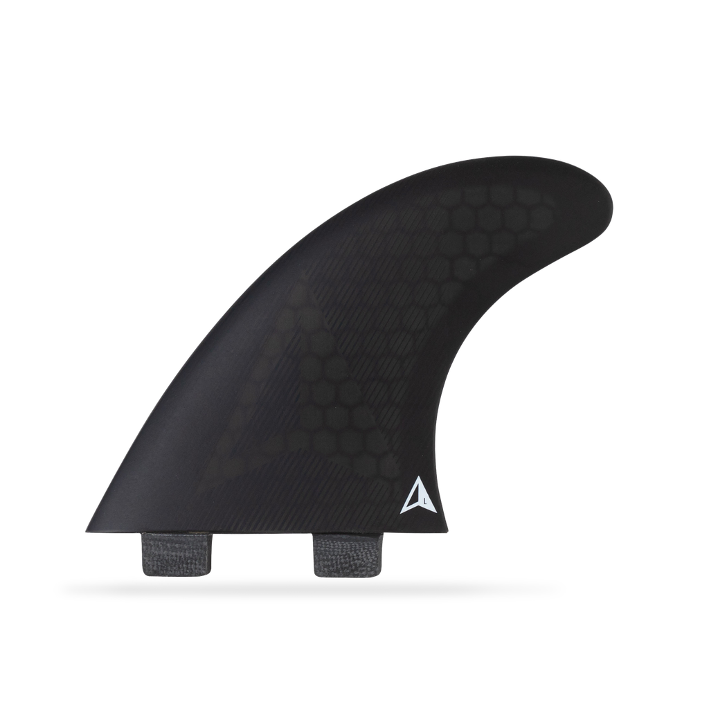 ROAM - All Round Thruster Fin Set Dual Tab (L) - Black