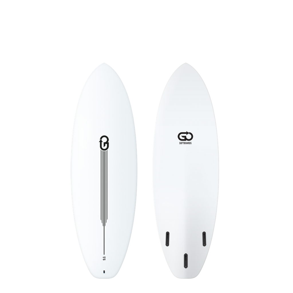 GO Softboards - Surf Range 5'6 - White 