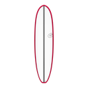 Torq - V+ Funboard 7'4 - TET - White + Carbon Strip + Red Rails