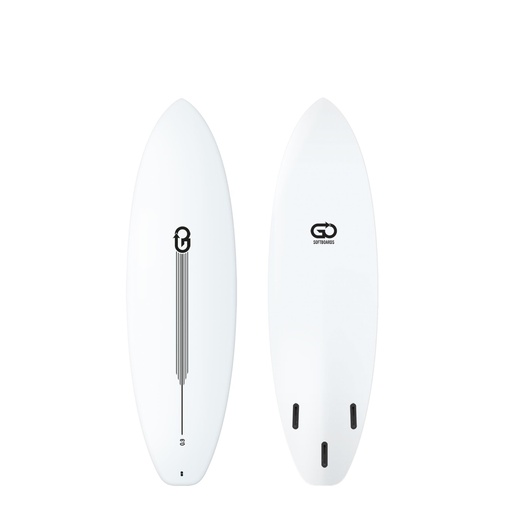 [GO-C-0600] GO Softboards - Surf Range 6'0 - White 