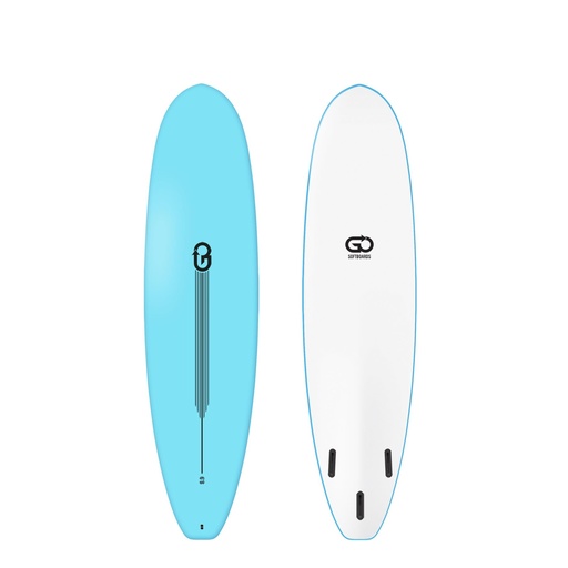 [GO-C-0608-C] GO Softboards - Surf Range 6'8 - Light Blue 