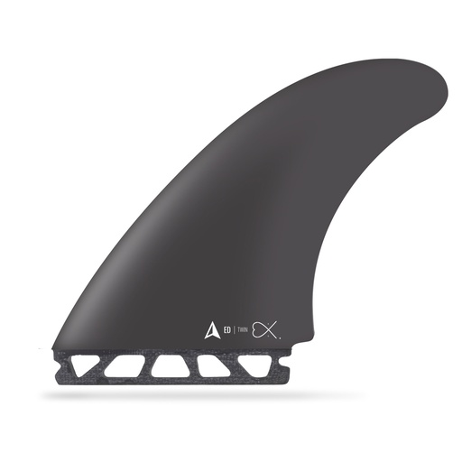 [RO-F-U-ED-TW-SM] ROAM - Eduardo Delpero Twin Fin Set - Futures Base - Smoke