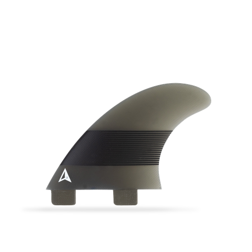 [RO-F-C-A-SB-M-SM] ROAM - Side Bites Fin Set Dual Tab (M) - Smoke