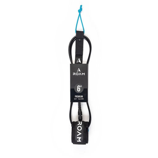 [RO-L-A-PR-6-BK] ROAM - Premium Leash 6' - Black