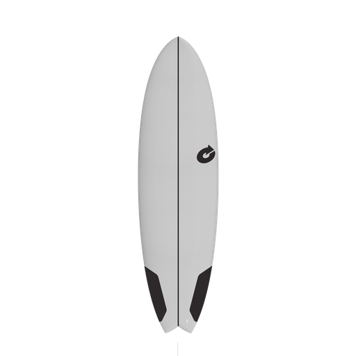 [TQ-A-EVA-0610] Torq - ModFish 6'10 - Soft Deck EVA - Gray
